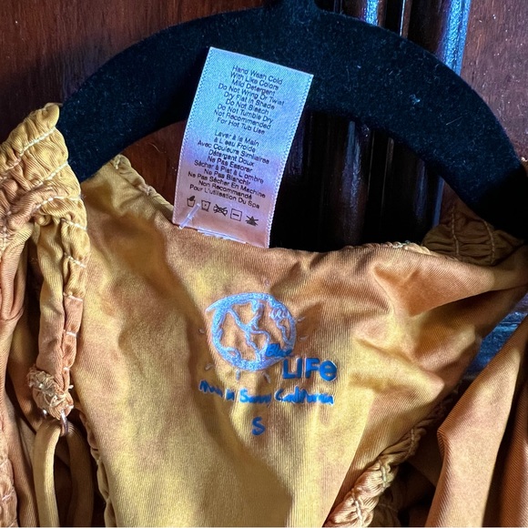 Blue Life Honey Scrunched Up Naked Tie Dye One Piece - NWT - Picture 6 of 8